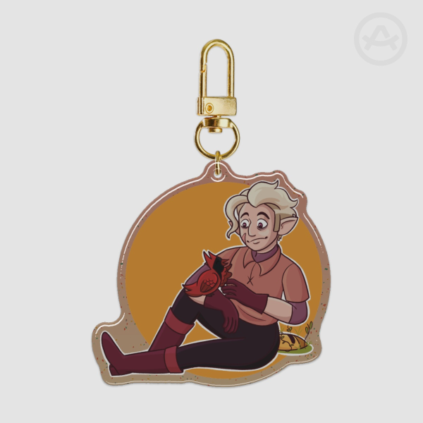 Hunter Glitter Epoxy Keychain