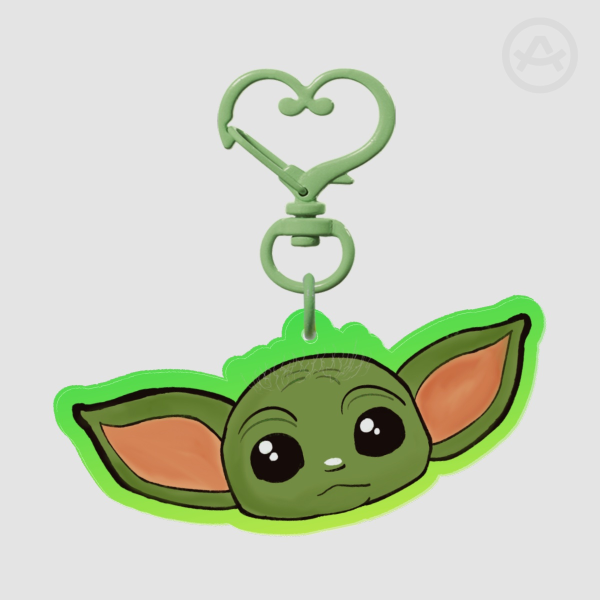Grogu Acrylic Keychain