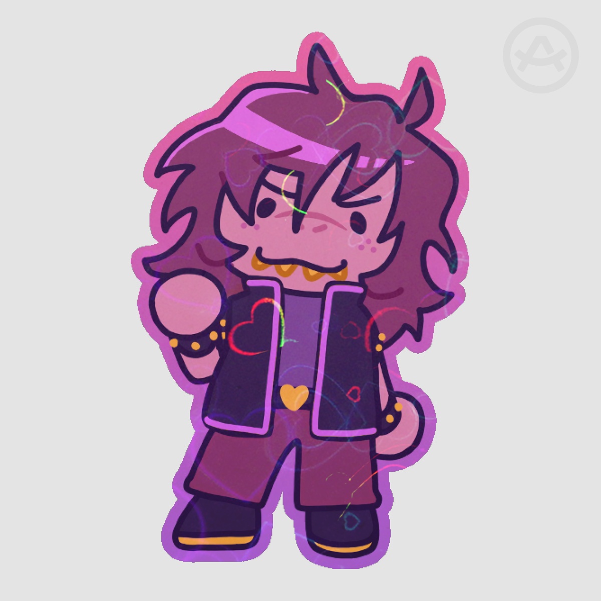 DELTARUNE Susie Sticker