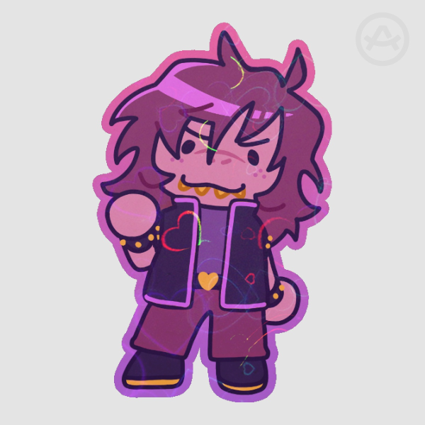 DELTARUNE Susie Sticker