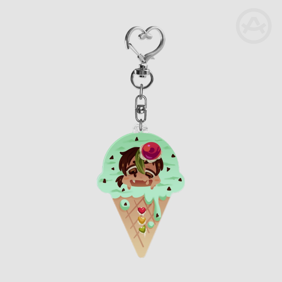 Joel Smallishbeans Ice Cream Ripple Acrylic Keychains - MCYT : Life Series