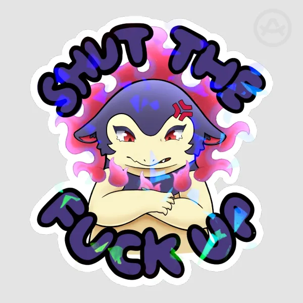 Hisuian Typhie STFU Sticker