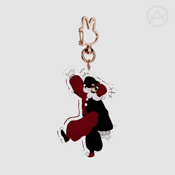 Batman: Harley Quinn Glitter Acrylic Keychains