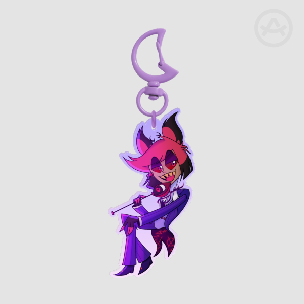 Pride Month Alastor Keychain
