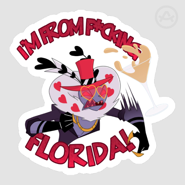 Valentino - Florida Man (Die Cut Sticker)
