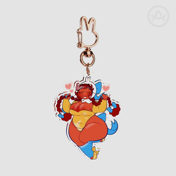MILFGOD Mascot Acrylic Keychain: Bimco