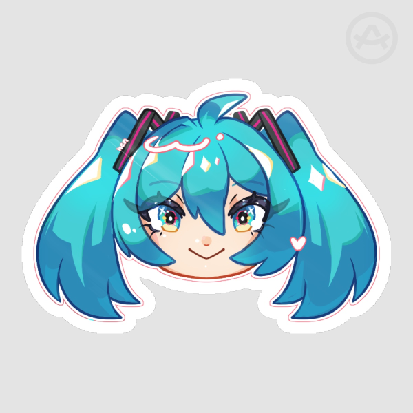 Hatsune Miku - Die Cut Stickers