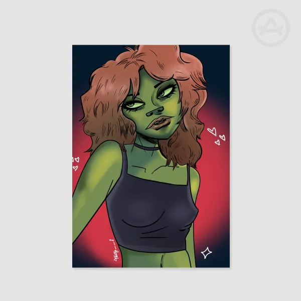 Gorillaz style  Poster Printing