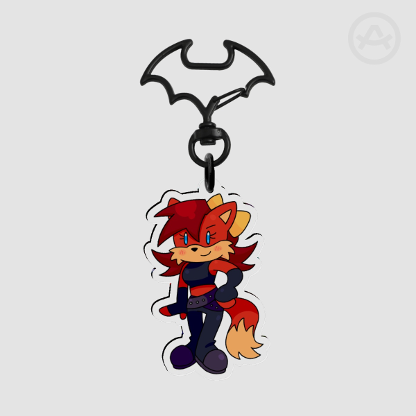 fiona fox keychain