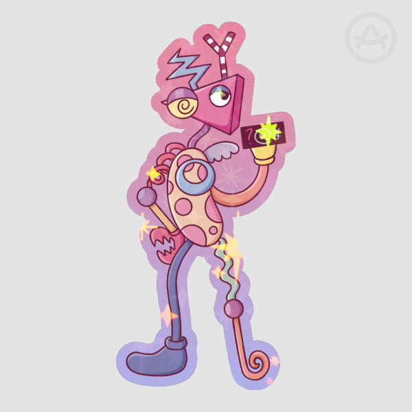 Zooble Holographic Sticker