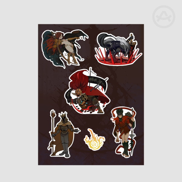 Elden Ring Paper Stickers Sheet