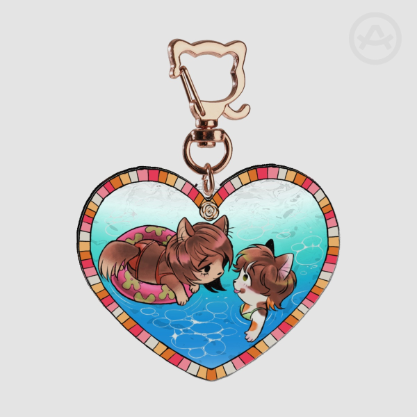Ripple Acrylic Keychains KISUNIE
