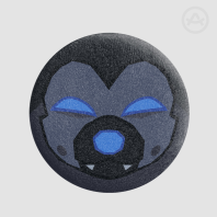 Noir Plush Badge
