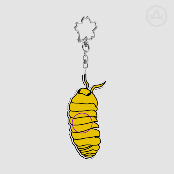 Intersex-pod Keychain