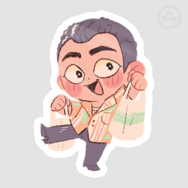 Rikiya sticker - Yakuza