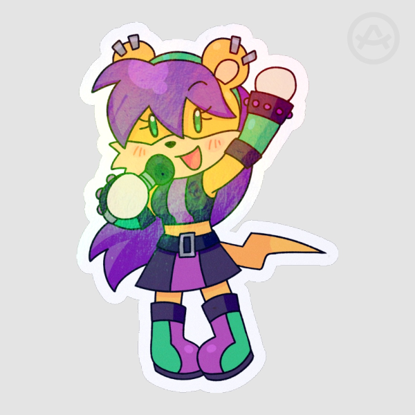 mina mongoose sticker