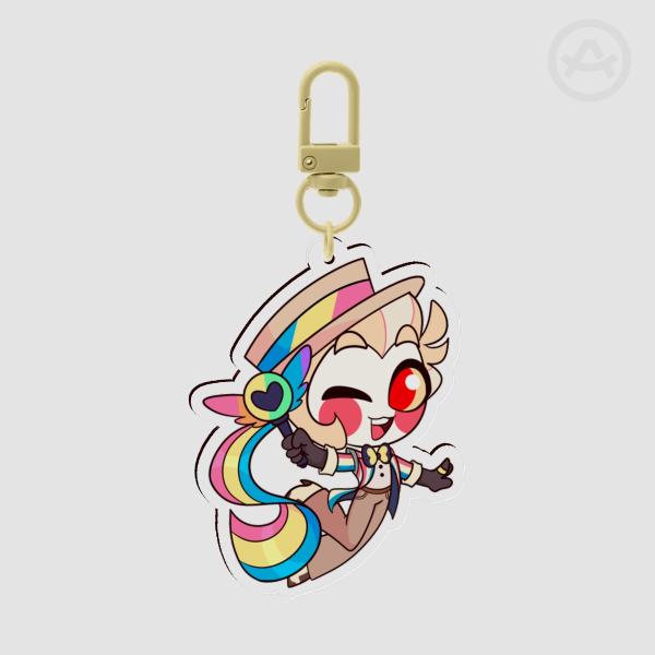 Hazbin hotel Lucifer keychain