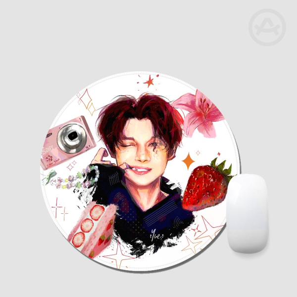 Yeonjun Round Mouse Pad