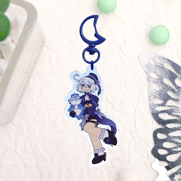 Furina (Genshin Impact) Glitter Acrylic Keychains