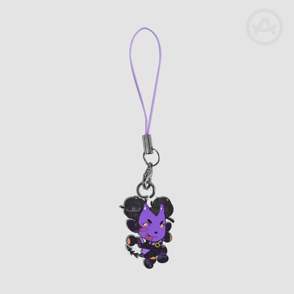 Cyber demon phone charm