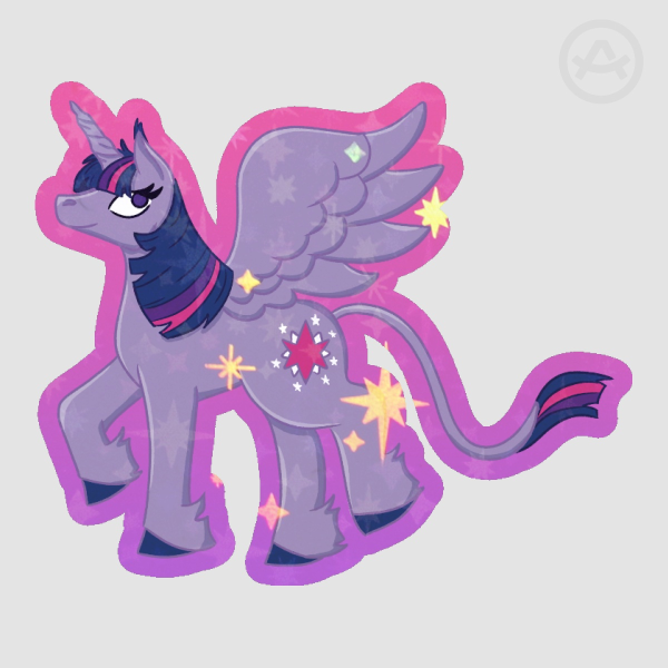 Twilight Sparkle Holographic Sticker