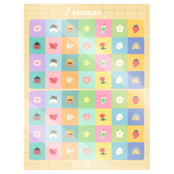 'stamps' sticker sheet ver. 2
