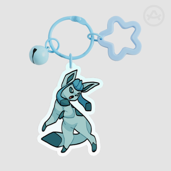 Glaceon + Shiny keychain