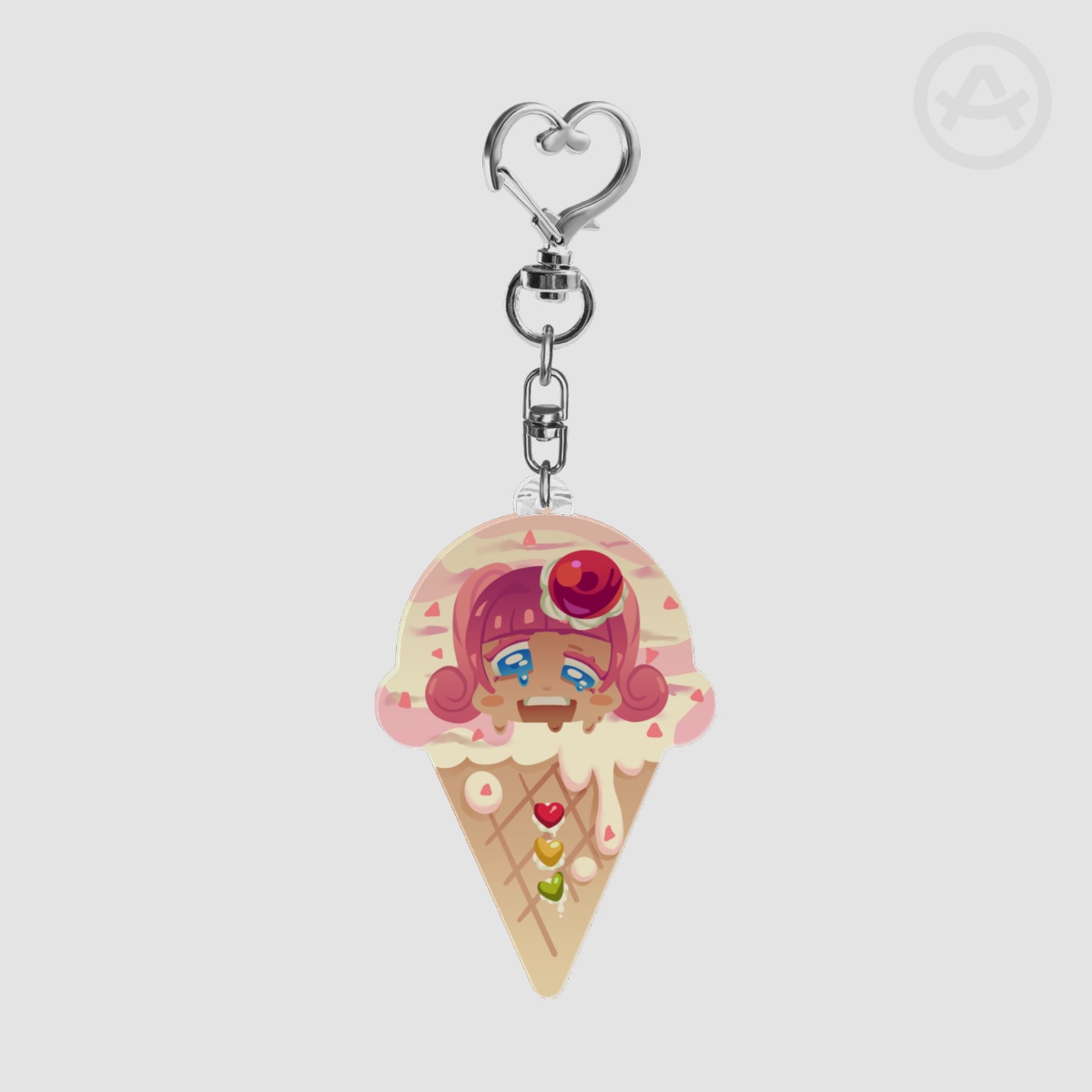 Lizzie LDShadowlady Ice Cream Ripple Acrylic Keychains - MCYT : Life Series
