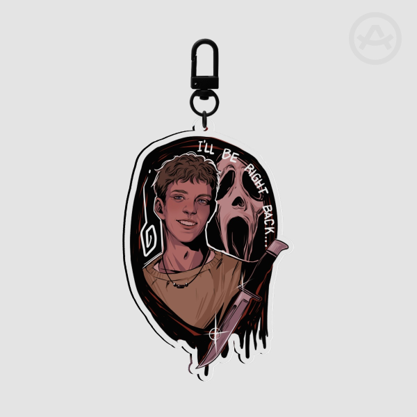 Scream Stu Macher Clear Acrylic Keychain