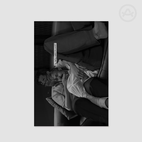 March x Healy, The Nice Guys, Mini Greyscale Print