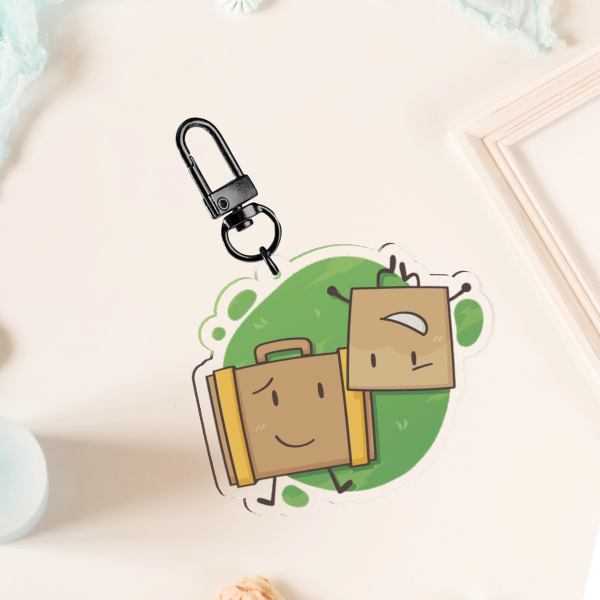 BoxCase Inanimate Insanity 2.5" Acrylic Keychain
