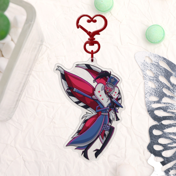 Valentino Epoxy Keychain
