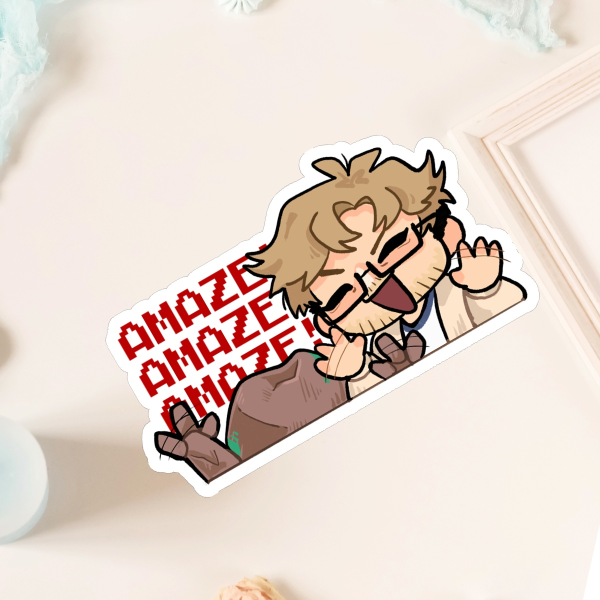 Amaze Amaze Amaze Rocky Grace sticker