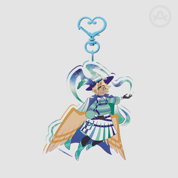 Gay Pride Abel Keychain