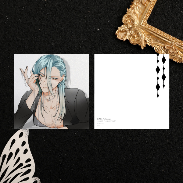NOIR: JEWEL Pearl Print - Ao Kurage