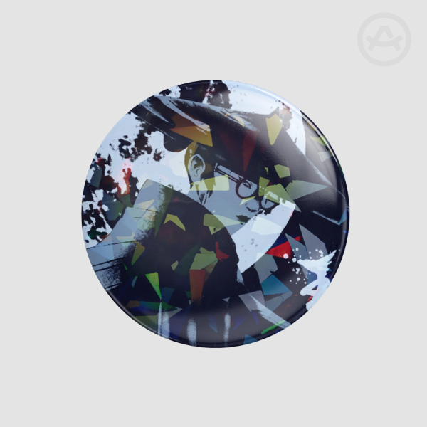 Blue Eye Samurai/Mizu - Broken Glass Badge (44mm)