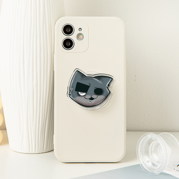 MEWGENICS Guillotina's head Phone Holder