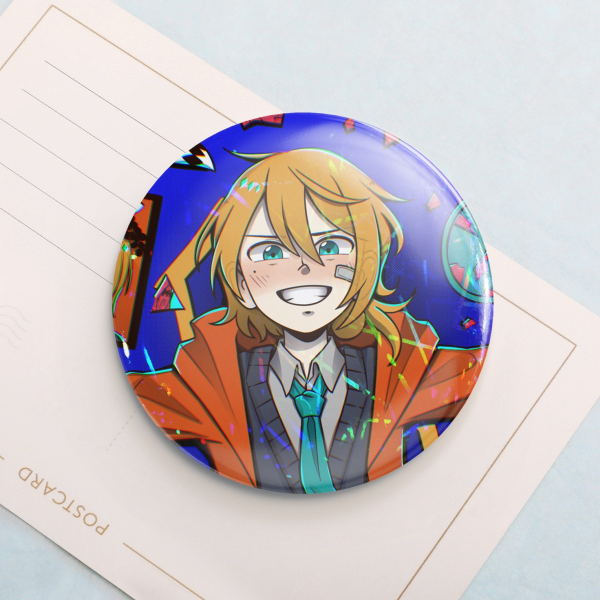 Ego Renegade Boy - FLAVOR FOLEY Round Badges (Button Pins)