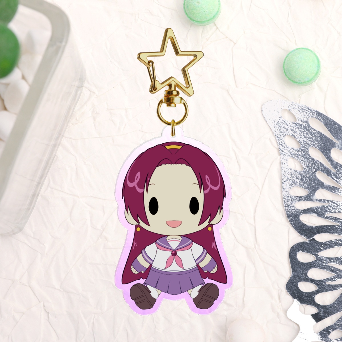 ACRYLIC CHARM - Athena Asamiya (KOF XI)