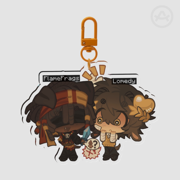 Torchflower Duo Acrylic Keychain