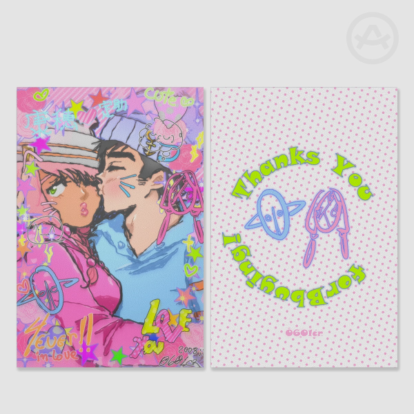 yasugap purikura Holographic Photocards