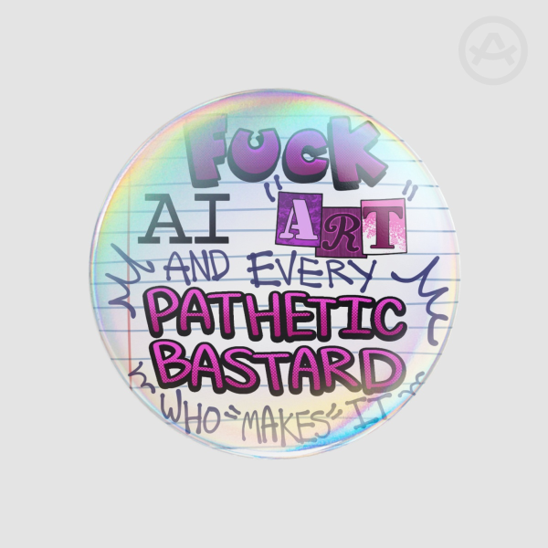 fuck ai badge