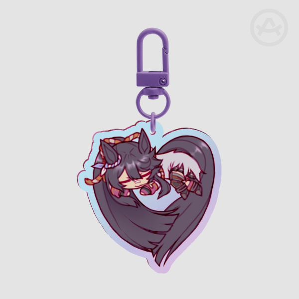 Umamusume - Narita Brian Sleeping Keychain