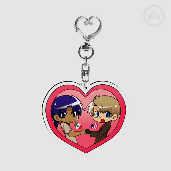 AmeMex Clear Acrylic Keychain