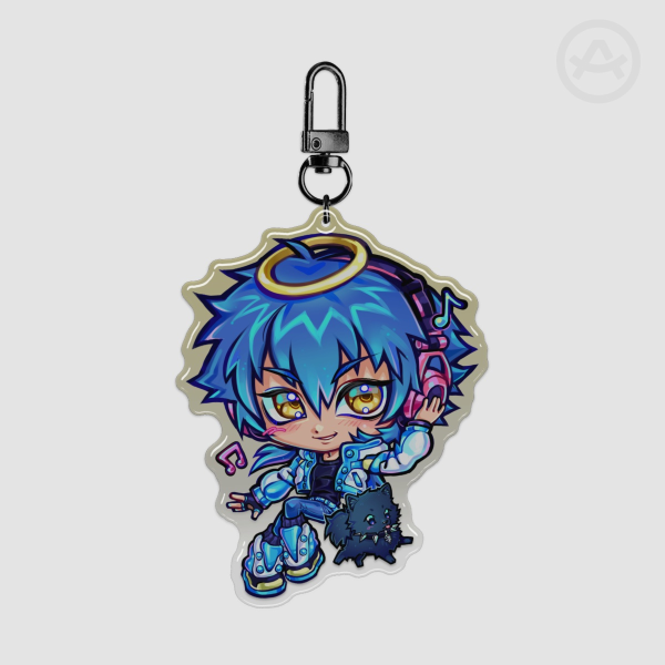 Aoba Seragaki (Dramatical Murder) Epoxy Clear Acrylic Keychain