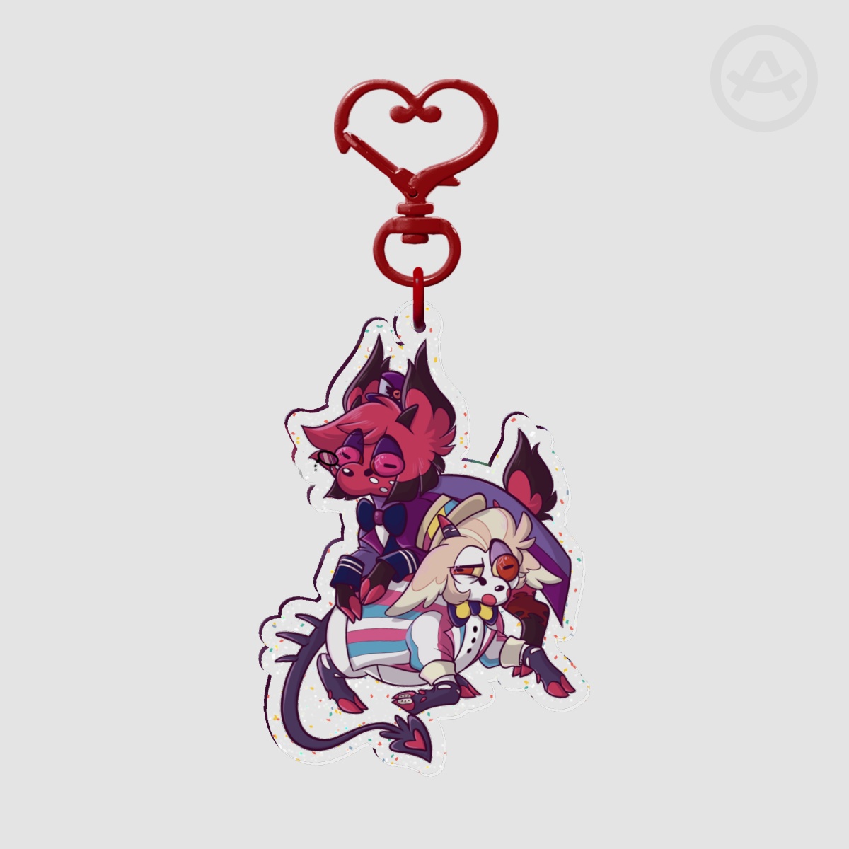 Confetti Dik-Dik Pride Keychain