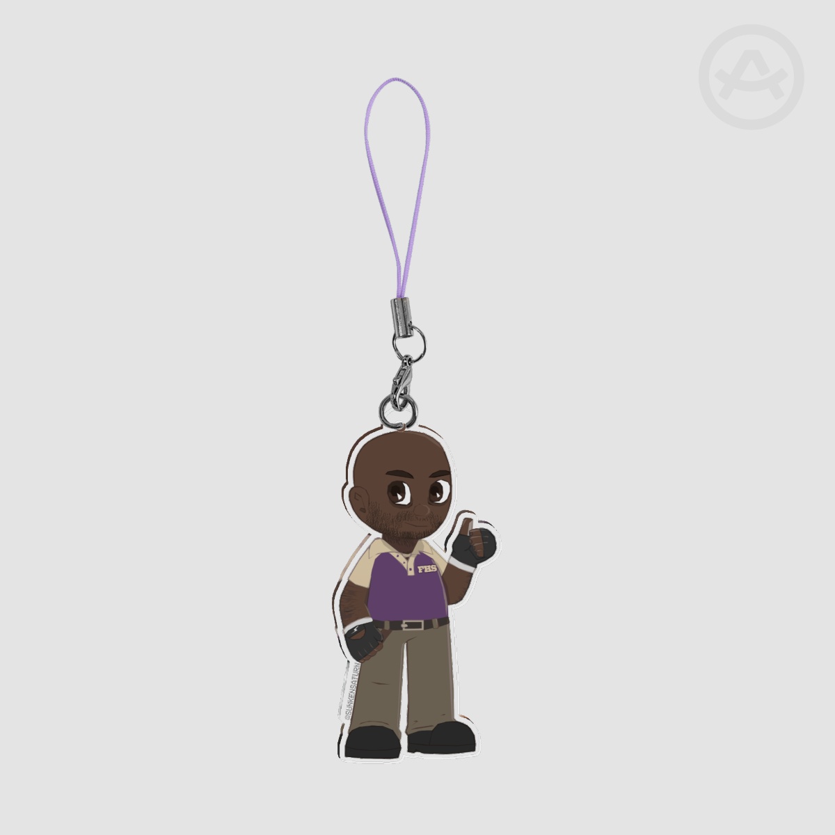 L4D2 Coach Chibi Keychain