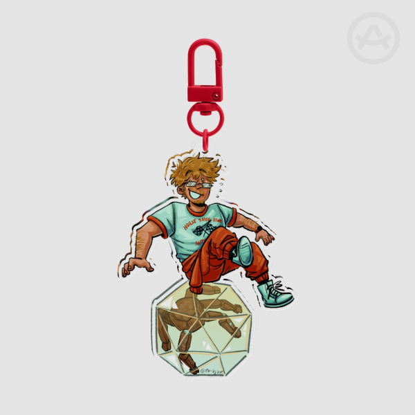 Project Hail Mary Grace And Rocky Joyride Keychain