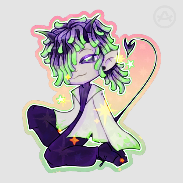 QSMP YoungMulti Holo Sticker
