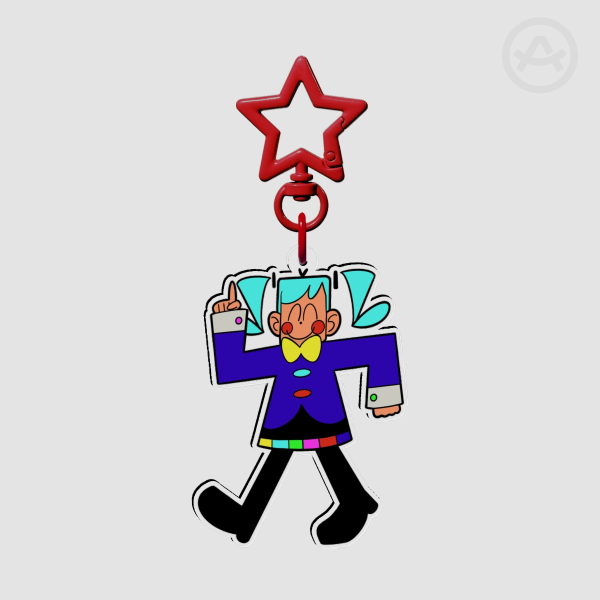 Static Hatsune Miku - Keychain